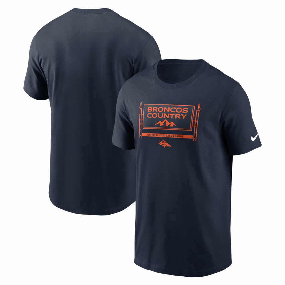 Denver Broncos Primetime Local Essential T-Shirt Navy