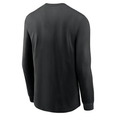 Las Vegas Raiders Play to Win Essential Long Sleeve T-Shirt Black