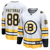 NHL David Pastrnak Boston Bruins Fanatics Away Breakaway Player Jersey - White