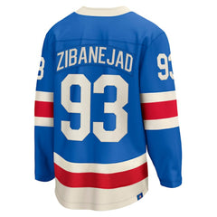 NHL Mika Zibanejad New York Rangers Fanatics Centennial Breakaway Jersey - Blue