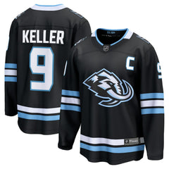 NHL Clayton Keller Utah Mammoth Fanatics Home Breakaway Player Jersey - Black