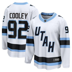 NHL Logan Cooley Utah Mammoth Fanatics Away Breakaway Player Jersey - White