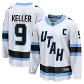 NHL Clayton Keller Utah Mammoth Fanatics Away Breakaway Player Jersey - White