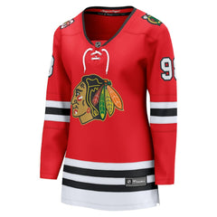 NHL Connor Bedard Chicago Blackhawks Fanatics Women's Centennial Breakaway Player Jersey - Red