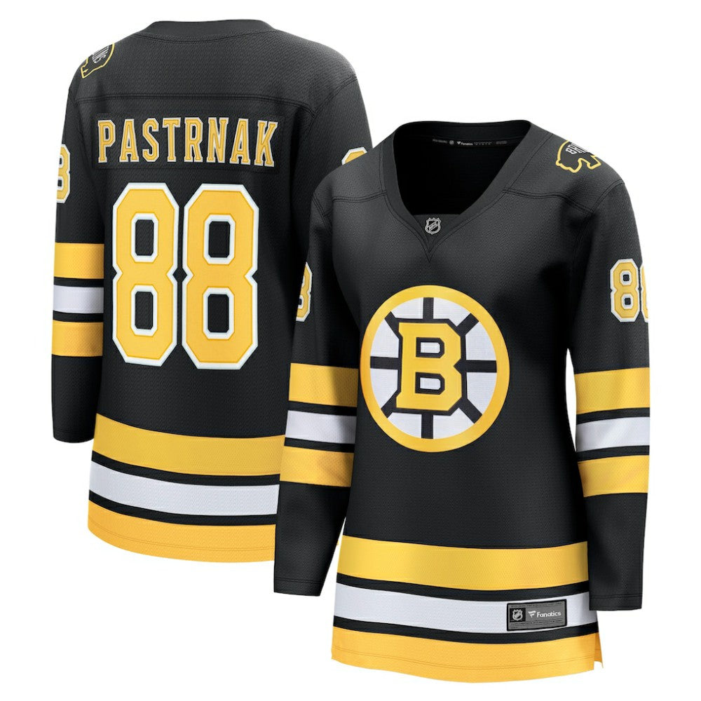 NHL David Pastrnak Boston Bruins Fanatics Women's Home Breakaway Player Jersey - Black