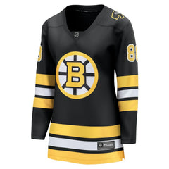 NHL David Pastrnak Boston Bruins Fanatics Women's Home Breakaway Player Jersey - Black