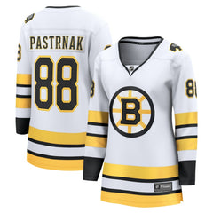 NHL David Pastrnak Boston Bruins Fanatics Women's Away Breakaway Player Jersey - White