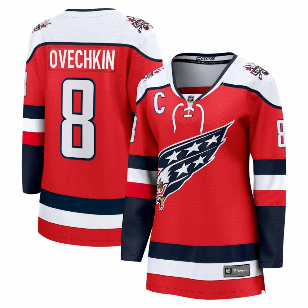 NHL Alexander Ovechkin Washington Capitals Fanatics Women's Alternate Breakaway Player Jersey - Red