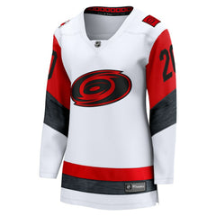 NHL Sebastian Aho Carolina Hurricanes Fanatics Women's Away Breakaway Jersey - White