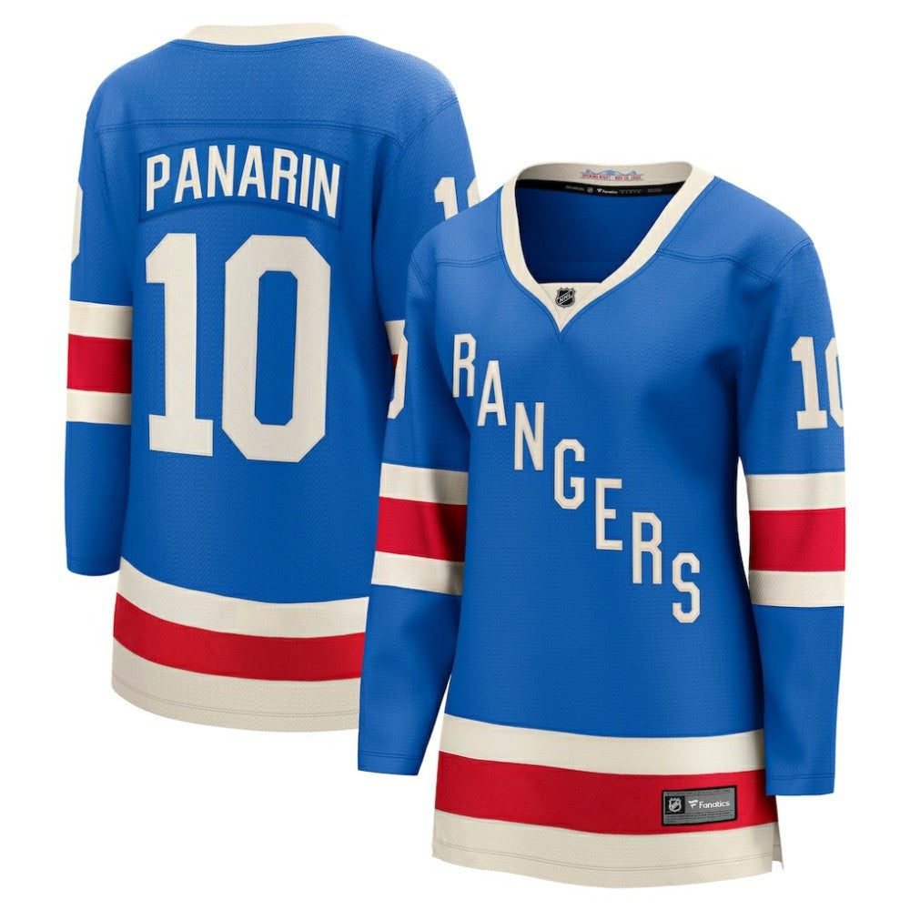 NHL Artemi Panarin New York Rangers Fanatics Women's Centennial Breakaway Jersey - Blue