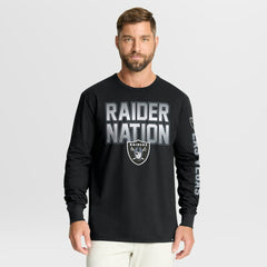 Las Vegas Raiders Hometown Sweep Legacy Long Sleeve T-Shirt Black