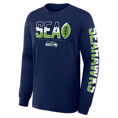 Seattle Seahawks Hometown Sweep Legacy Long Sleeve T-Shirt College Navy