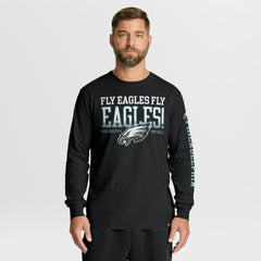 Philadelphia Eagles Hometown Sweep Legacy Long Sleeve T-Shirt Black