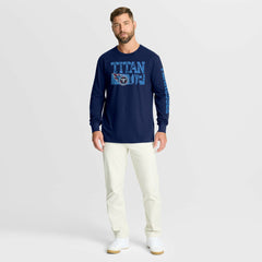 Tennessee Titans Hometown Sweep Legacy Long Sleeve T-Shirt Navy