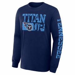 Tennessee Titans Hometown Sweep Legacy Long Sleeve T-Shirt Navy