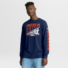 Denver Broncos Hometown Sweep Legacy Long Sleeve T-Shirt Navy