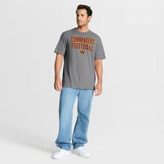 Washington Commanders First Down Tribute Tri-Blend T-Shirt Heather Gray