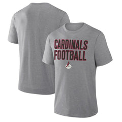 Arizona Cardinals First Down Tribute Tri-Blend T-Shirt Heather Gray