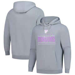 NHL Pittsburgh Penguins Levelwear Hockey Fights Cancer Pulsar Off Season Tri-Blend Pullover Hoodie - Gray