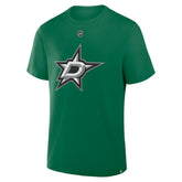 NHL Jake Oettinger Dallas Stars Fanatics Authentic Stack Name & Number T-Shirt - Kelly Green