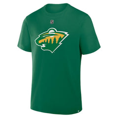 NHL Matthew Boldy Minnesota Wild Fanatics Authentic Stack Name & Number T-Shirt - Kelly Green