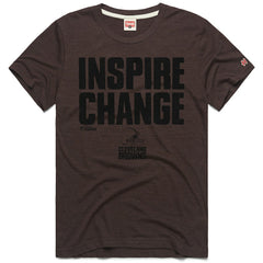 Cleveland Browns Homage Unisex 2024 Inspire Change Tri-Blend T-Shirt Brown