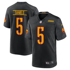 NFL Jayden Daniels Washington Commanders Alternate Game Player Jersey - Black