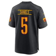 NFL Jayden Daniels Washington Commanders Alternate Game Player Jersey - Black