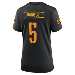 NFL Jayden Daniels Washington Commanders Women's Alternate Game Player Jersey - Black