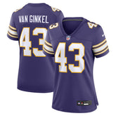 NFL Andrew Van Ginkel Minnesota Vikings Women's Alternate Game Jersey - Purple