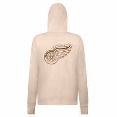 NHL Detroit Red Wings Levelwear Women's Desert Camo Adorn Battalion Pullover Hoodie - Khaki