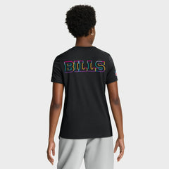 Buffalo Bills Women's 2025 NFL Crucial Catch Tri-Blend Dri-FIT T-Shirt Black