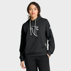 Atlanta Falcons Women's Throwback Sideline Standard Issue Dri-FIT Hoodie Black
