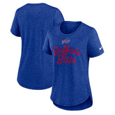 Buffalo Bills Women's Script Tri-Blend T-Shirt Royal
