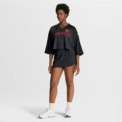 NFL Washington Commanders Women's Primetime Cropped Mesh Dri-FIT Fashion Jersey - Black