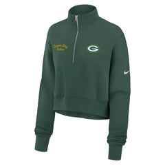 Green Bay Packers Women's Primetime Phoenix Half-Zip Sweatshirt Green