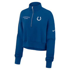 Indianapolis Colts Women's Primetime Phoenix Half-Zip Sweatshirt Royal