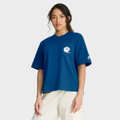 Indianapolis Colts Women's Rewind Pocket Boxy T-Shirt Royal