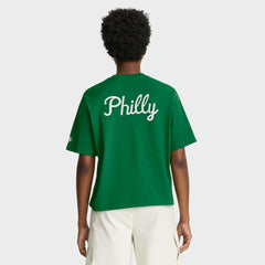 Philadelphia Eagles Women's Rewind Pocket Boxy T-Shirt Kelly Green