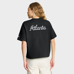 Atlanta Falcons Women's Rewind Pocket Boxy T-Shirt Black
