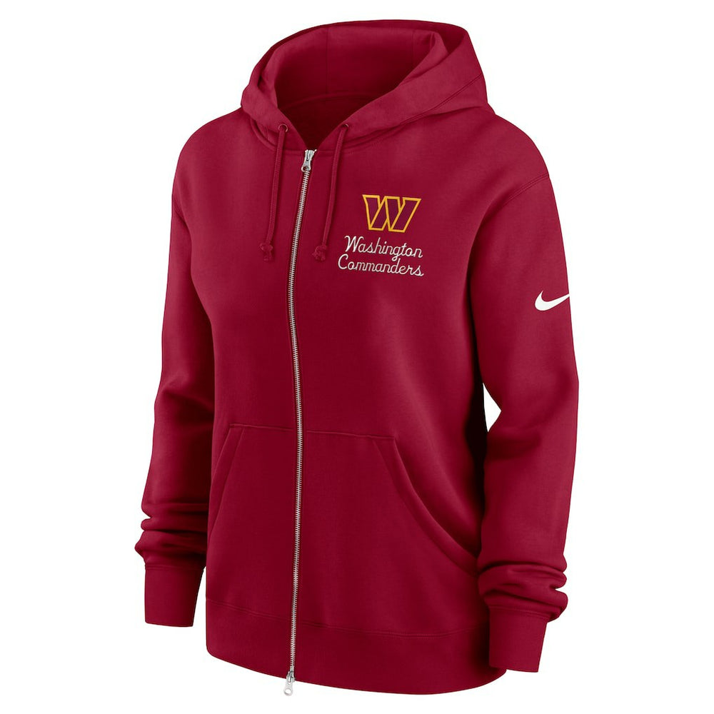 Washington Commanders Women's Phoenix Rewind Full-Zip Hoodie Burgundy