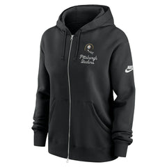 Pittsburgh Steelers Women's Phoenix Rewind Full-Zip Hoodie Black