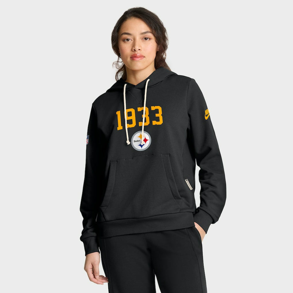 Pittsburgh Steelers Women's 1933 Sideline Standard Issue Dri-FIT Hoodie Black