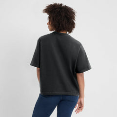 Las Vegas Raiders Women's Essential Script Relaxed Boxy T-Shirt Black