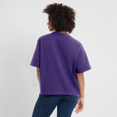 Minnesota Vikings Women's Essential Script Relaxed Boxy T-Shirt Purple