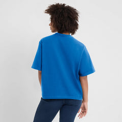 Detroit Lions Women's Essential Script Relaxed Boxy T-Shirt Blue