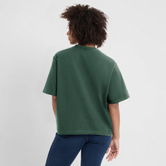 Green Bay Packers Women's Essential Script Relaxed Boxy T-Shirt Green