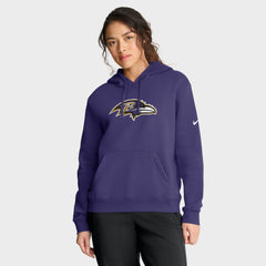Baltimore Ravens Women's Club Fleece Hoodie Purple