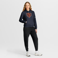 Chicago Bears Women's Club Fleece Hoodie Navy
