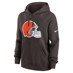 Cleveland Browns Women's Club Fleece Hoodie Brown